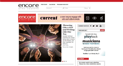 Desktop Screenshot of encoreartsseattle.com